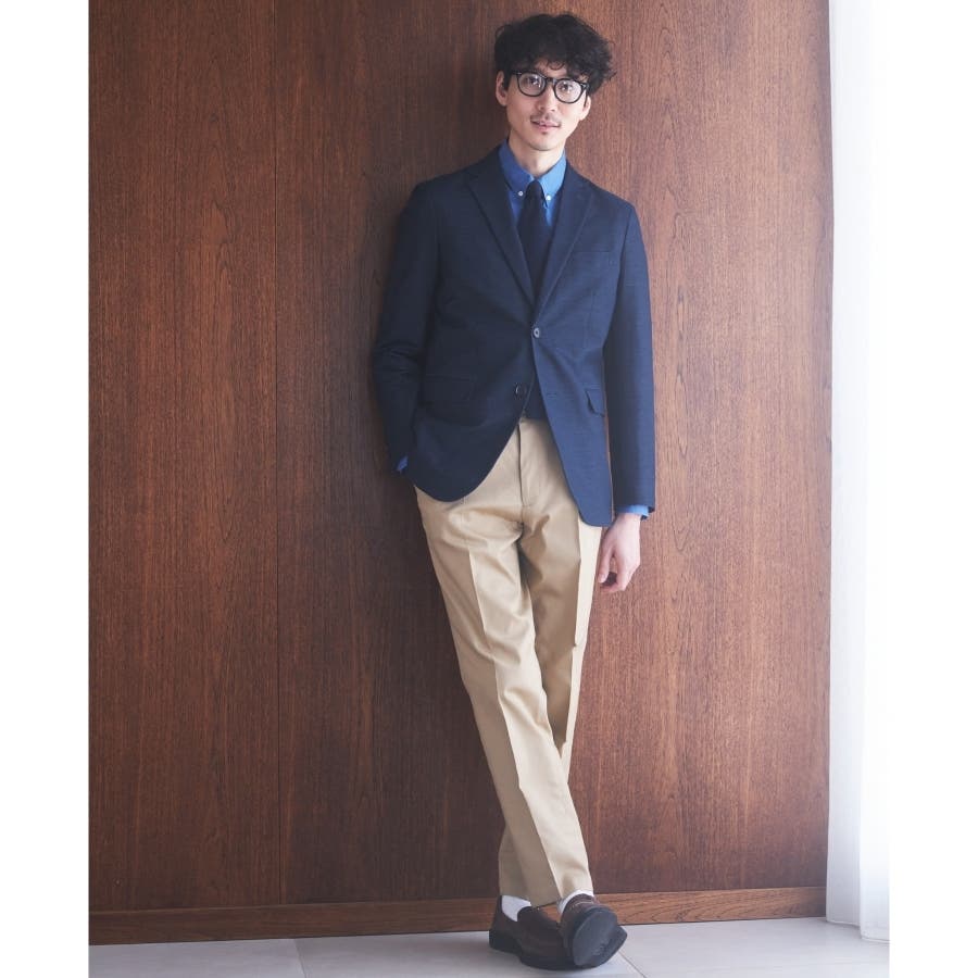 【ON/OFF兼用】ストレッチチノスラックス ベージュ/デニム[品番：WRDW0195815]｜THE SHOP TK （ザショップティーケー）のメンズファッション通販｜SHOPLIST（ショップリスト）