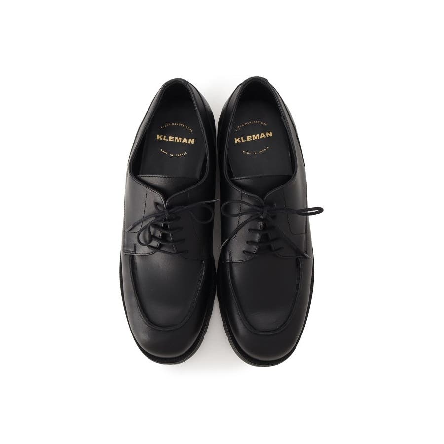 KLEMAN クレマン FRODAN ダービー　Uチップ　レザー 黒 KLEMAN クレマン FRODAN ダービー Uチップ レザー 黒 【公式通販】
