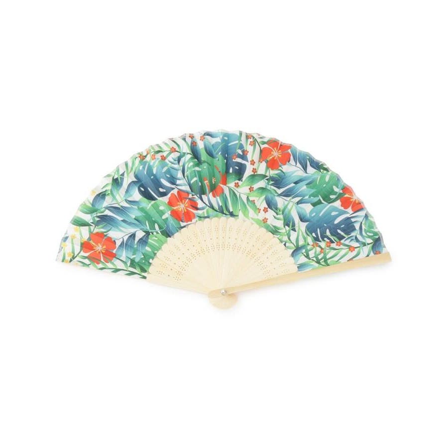 トロピカル扇子 モスグリーン 品番 Wrdw Its Demo イッツデモ のレディースファッション通販 Shoplist ショップリスト