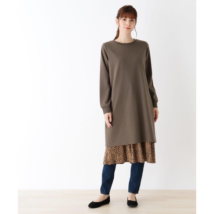 M Ll 裏毛バックスリットプリーツワンピース 品番 Wrdw Shoo La Rue のレディースファッション通販 Shoplist ショップリスト