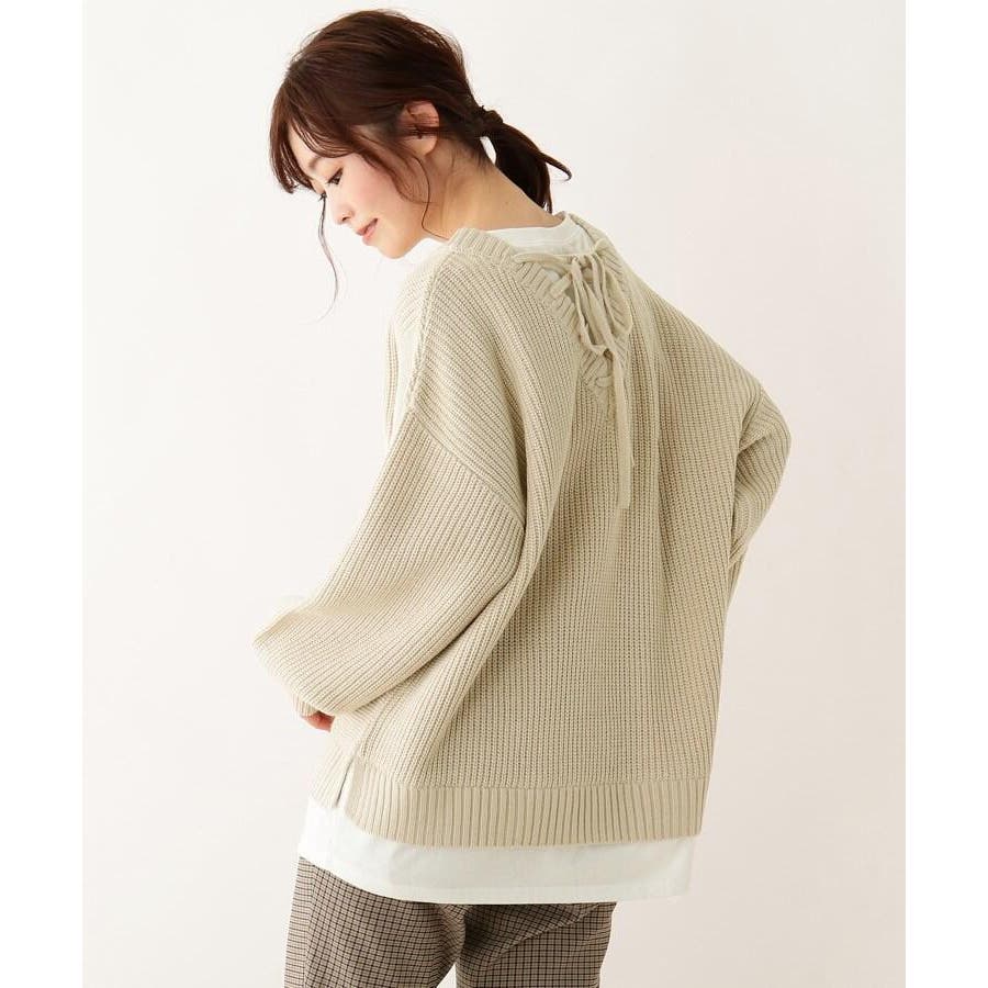 バックリボンフェイクレイヤードニット 品番 Wrdw Shoo La Rue のレディースファッション通販 Shoplist ショップリスト
