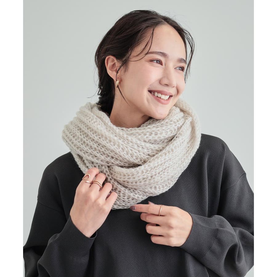 プレゼントにも ラメ入りニットスヌード [品番：WRDW0206022]｜SHOO・LA・RUE（シューラルー）のレディースファッション通販｜SHOPLIST（ショップリスト）