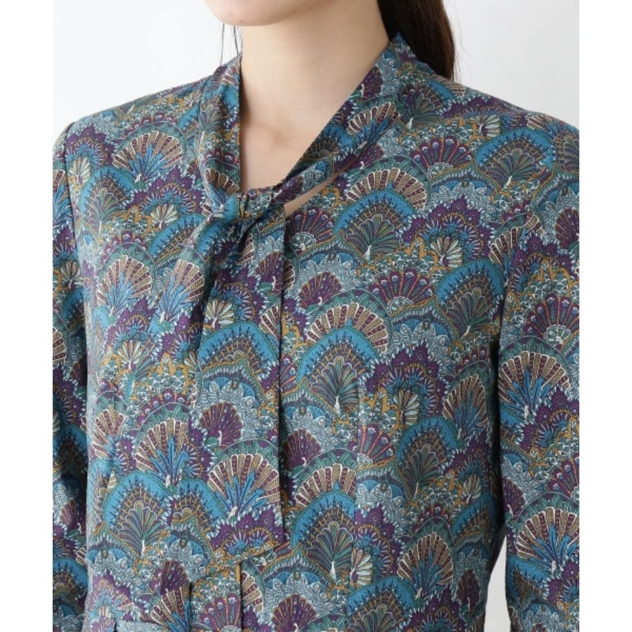 人気第1位 Soup スープ Liberty 孔雀プリントワンピース 100 の保証