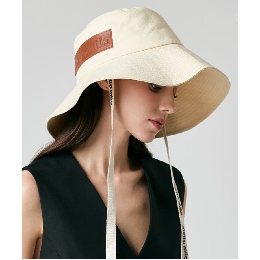 JohnEllam3Dデコパージュ(帽子を持った少女) mella mila】 DIANA BUCKET HAT[品番：NKTW0000039]｜YENNA（イェンナ