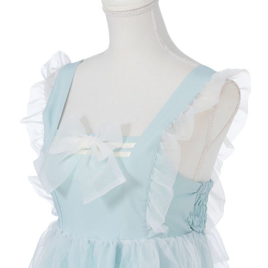 セーラーラインフリルリボンエプロンジャンスカワンピ Dml Pr Sw 品番 Yu 夢展望 ユメテンボウ のレディースファッション通販 Shoplist ショップリスト