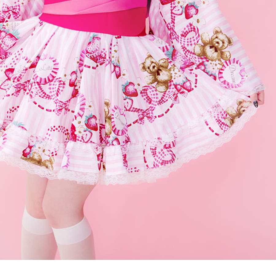 くまストロベリードレス浴衣|DML|PR|SW][品番：YU000041366]｜夢展望