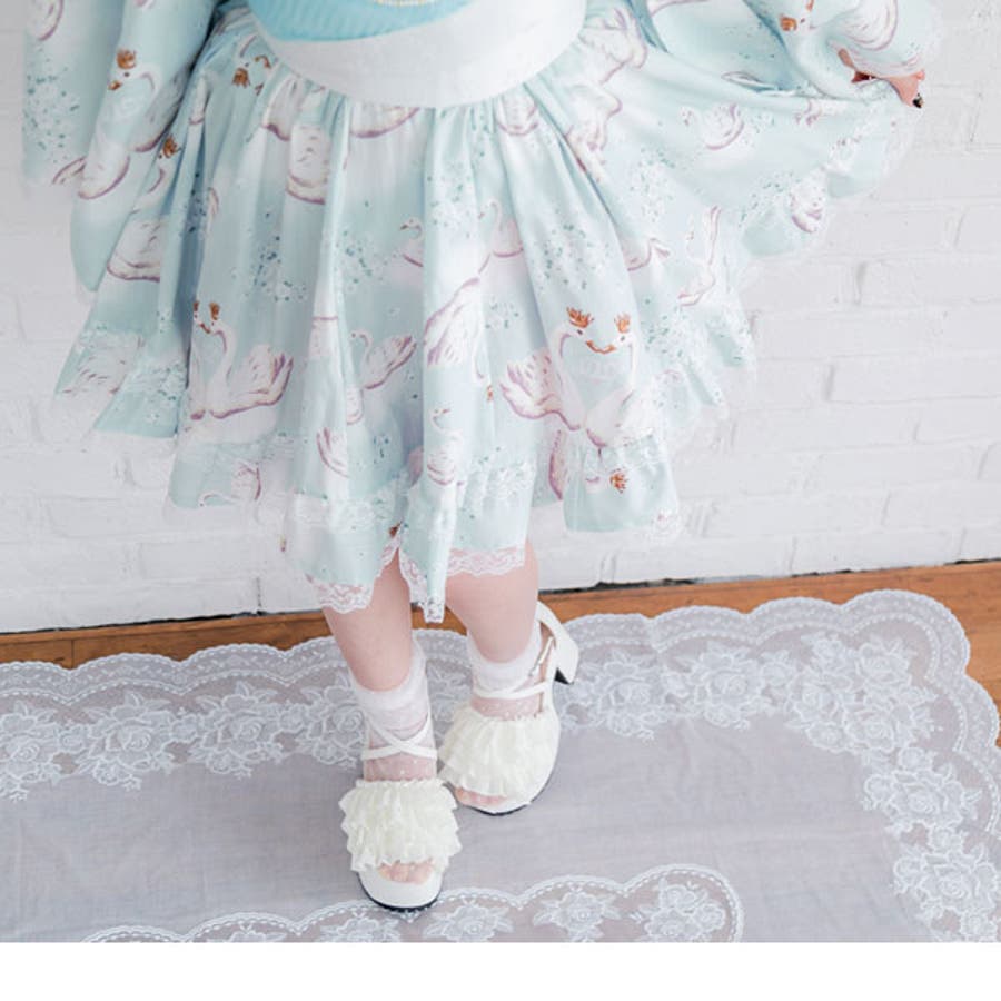 ハートスワン柄ドレス浴衣|DML|PR|SW][品番：YU000041370]｜夢展望