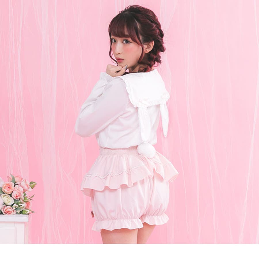 うさぎフリルカボチャパンツ |DML|PR|SW||][品番：YU000041095]｜夢展望（ユメテンボウ）のレディースファッション通販｜SHOPLIST（ショップリスト）