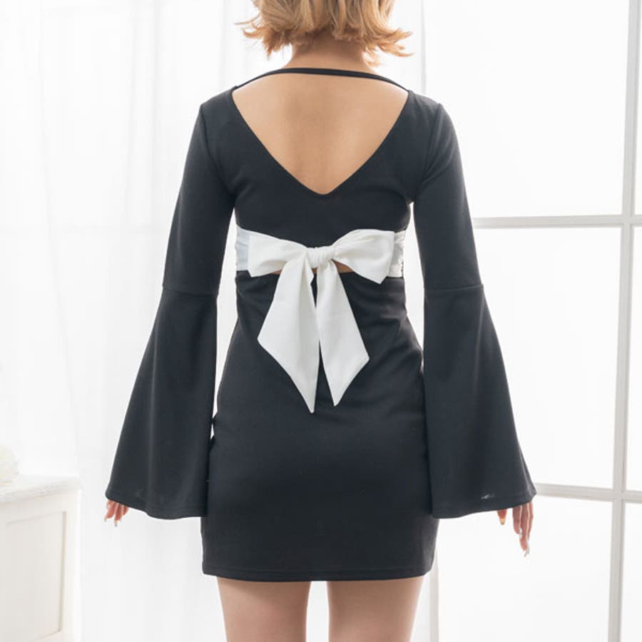 背中開きバックリボンワンピース 韓国 オルチャン 夢展望 品番 Yu 夢展望 ユメテンボウ のレディースファッション通販 Shoplist ショップリスト