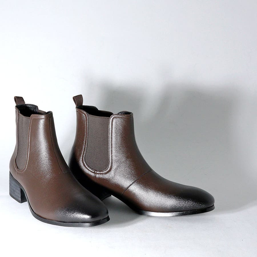 チェルシー♡ メンズ ストリート ビッグシルエット サイドゴア チェルシーブーツ