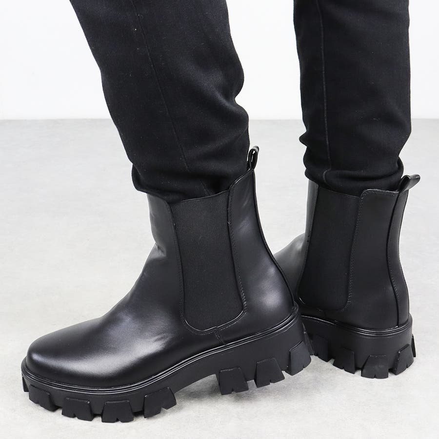 メンズ ストリート ビッグシルエット 厚底 サイドゴアブーツ ☆1726[品番：ZL000001460]｜Zeal Market （ジールマーケット）の メンズファッション通販｜SHOPLIST（ショップリスト）