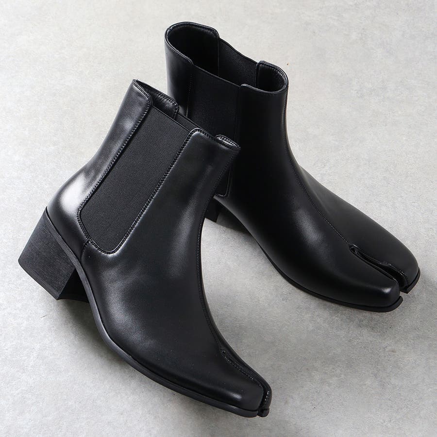 メンズ ストリート セットアップ サイドゴア 足袋 ブーツ☆6841