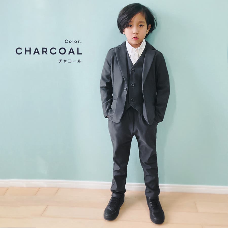 フォーマルスーツ 子供スーツ キッズスーツ[品番：ZONK0007137