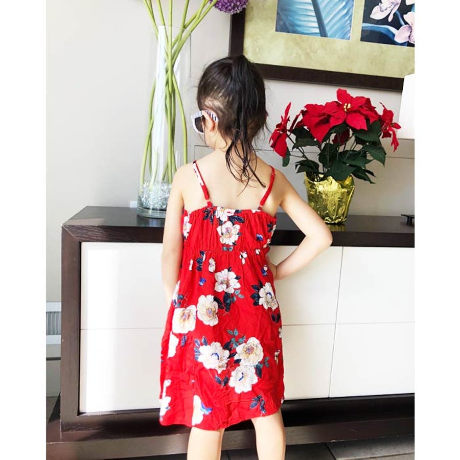 KENZO KIDS - Girls Red Tiger Dress | Childrensalon Outlet