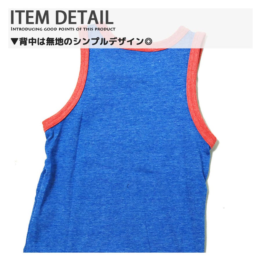 プリント タンクトップ 110cm[品番：ZONK0001367]｜ZI-ON