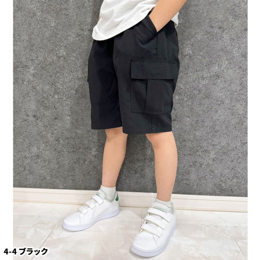 シャカシャカイージーカーゴハーフパンツ キッズ カーゴパンツ