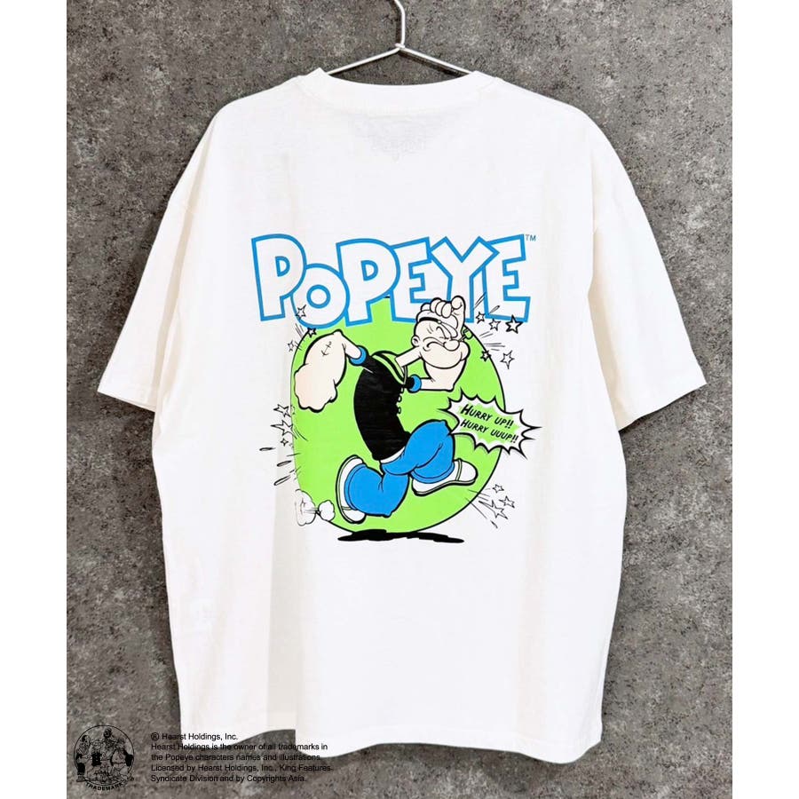 早い者勝ち POPEYE メンズ[品番：ZONK0007014]｜ZI オーバーサイズTシャツ トップス