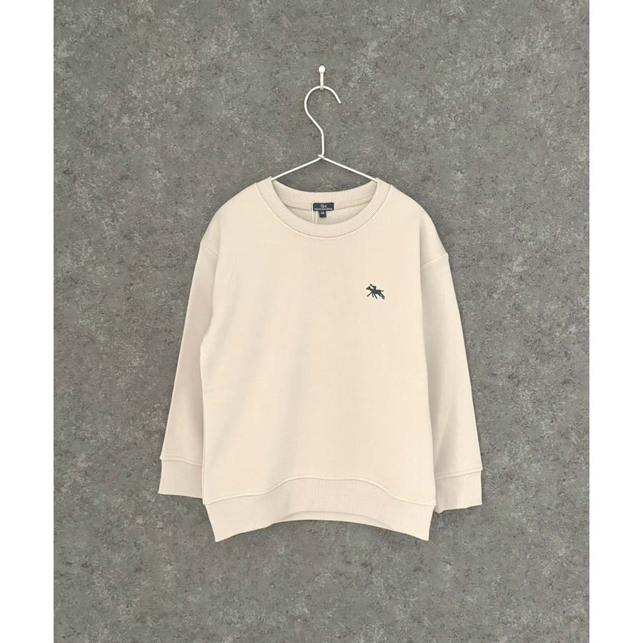 POLOCHAMPS オーバーサイズ裏起毛トレーナー キッズ[品番