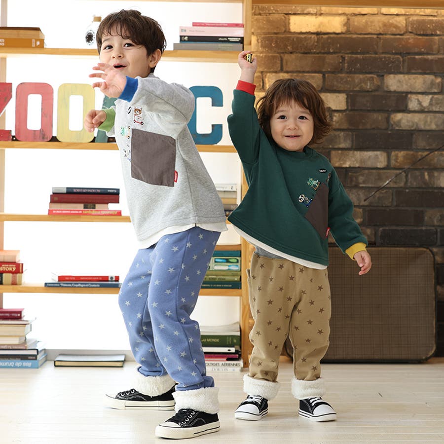 即納！最大半額！ キッズ 10分丈[品番：ZOOK0001712]｜zooland ロングパンツ 90（85～94cm）