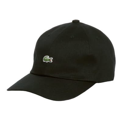 ラコステ LACOSTE ONE POINT BICOLOR CAP （BLACK