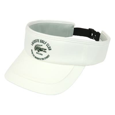 LACOSTE バイザー ホワイト ブラック lcc-l1277-6.jpg