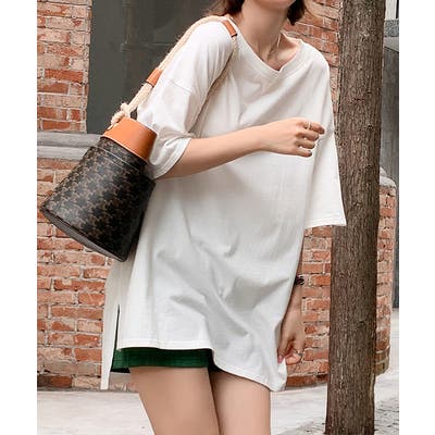 全信頼を寄せる オーバーサイズチュニックTシャツ レディース カット[品番 チュニック