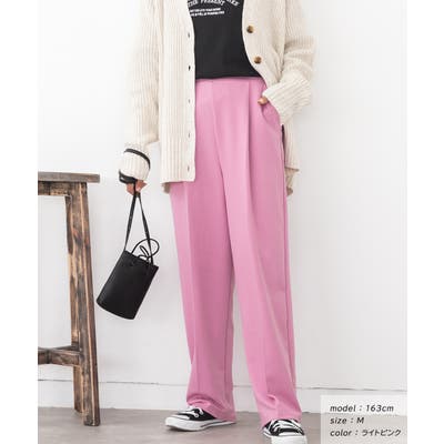 machatt タックテーパードパンツ ロング グレー - メルカリ