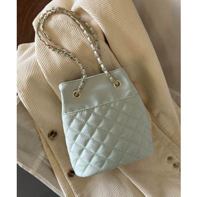 2WAYキルティング巾着バッグ Jasmine Grandiflorum[品番 2WAYキルティング巾着バッグ Jasmine Grandiflorum[品番