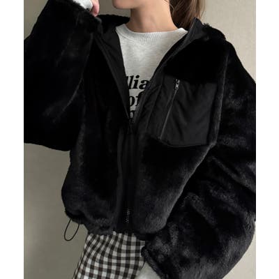 ATSURO TAYAMA】【新品】ファー付きリバーシブルブルゾン