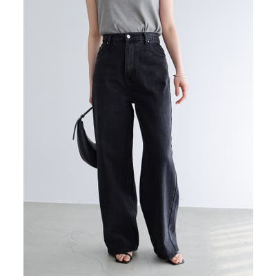 カーブ デニム パンツ[品番：AZ000004855]｜andme（アンドミー