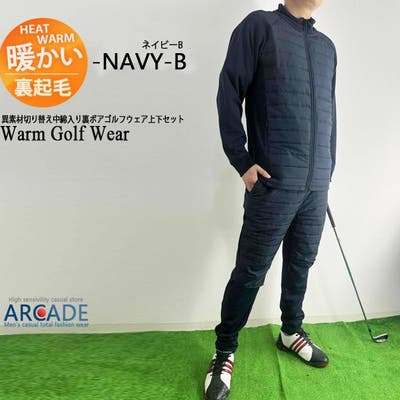 ゴルフウェア メンズ セットアップ[品番：RQ000009312]｜ARCADE