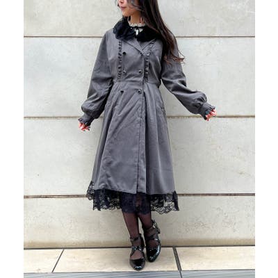 リボン付レースフリルコート | レディース服・レディース