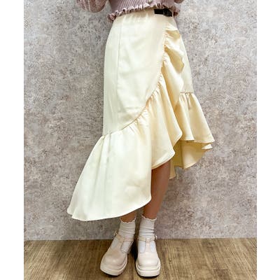 アシメフリルマーメイドスカート[品番：IGAW0004829]｜axes