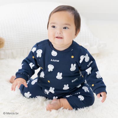 ミッフィー 長袖 ロンパース[品番：HU000003990]｜chil2