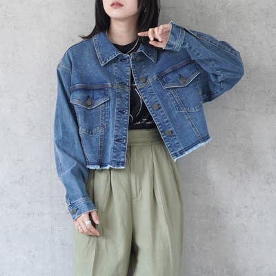 サードリメイクデニムジャケット Gジャン ロングシーズン[品番