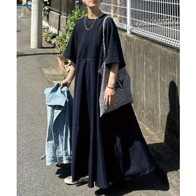 卸売 CORNERS KR】半袖スウェットドッキングワンピース[品番 by ワンピース