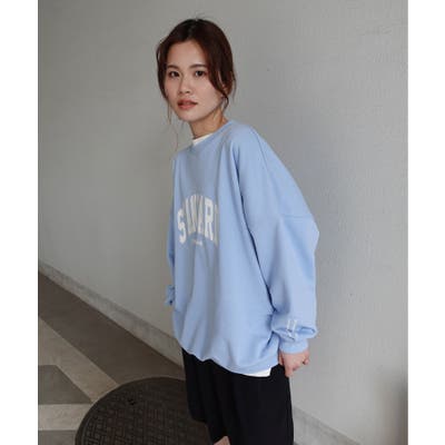 カレッジロゴオーバーサイズトレーナー スウェット STANDARD ロゴ [品番：TRIW0002778]｜CORNERS  （コーナーズ）のレディースファッション通販｜SHOPLIST（ショップリスト）