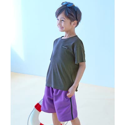 UVカット ラッシュTシャツ&ラインサーフパンツ セットアップ水着