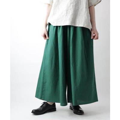 綿100%9分丈ガウチョパンツ【SHOPLIST限定 新作 春 夏 秋 冬
