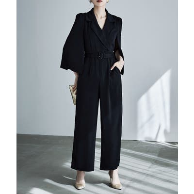 etoll エトル スリットスリーブオールインワンパンツドレス[品番：FT000008540]｜Fashion  Letter（ファッションレター）のレディースファッション通販｜SHOPLIST（ショップリスト）