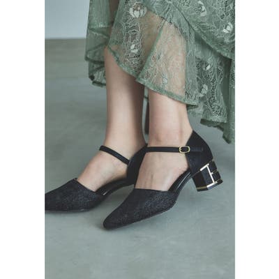 商品画像：未使用✨イレギュラーチョイス パンプス チャンキーヒール 4