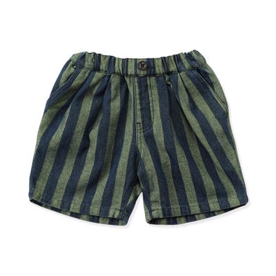 WEB限定 ストライプデニムハーフパンツ[品番：FOKK0022480