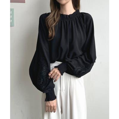 BONLECILL noir ブラウス シャツ 「BONLECILL noir」フラワー