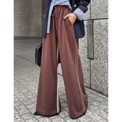 【セール】福袋のファッション通販 新色追加][低身長/高身長サイズ有]サイドラインルーズワイド Lサイズ