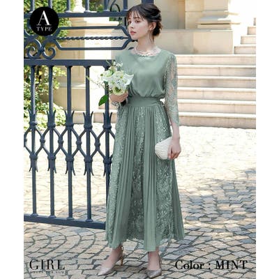 パーティードレス 結婚式 ワンピース[品番：ZY000003535]｜GIRL