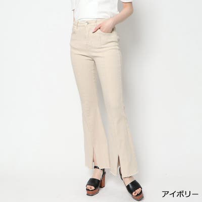 前スリットフレアーパンツ[品番：GORW0005584]｜GORGE （ゴージ）の