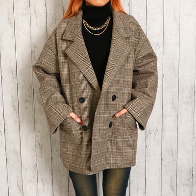 G*1様 peroチェック柄コート