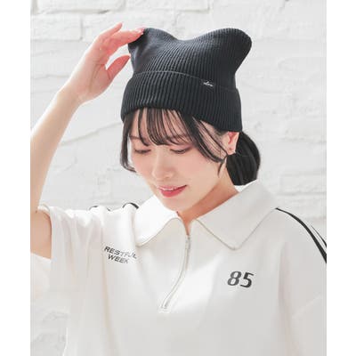 帽子 ニット帽 ネコ耳[品番：HNSW0011013]｜Honeys（ハニーズ
