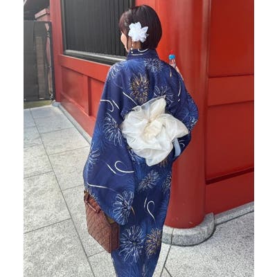 dita 大人し 如月の萩ながれ 浴衣