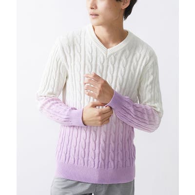 グラデーションニット[品番：ITKW0016810]｜MK MICHEL KLEIN
